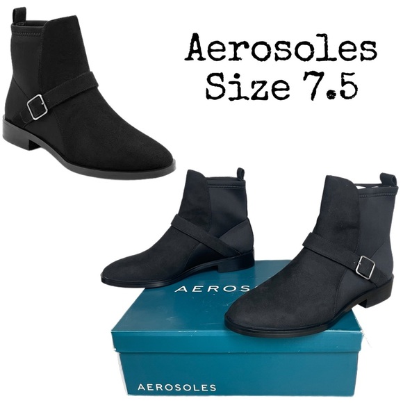 Aerosoles Beata Women's Ankle Boot - Black Size 7.5 NIB! - Picture 1 of 17